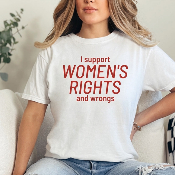 New! Women's Rights Short Sleeve T-Shirt Size Med - Picture 2 of 2